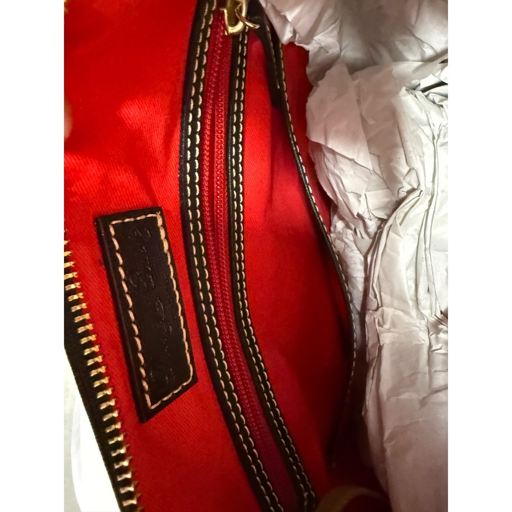 Dooney & Bourke Black Saffiano Leather Kimberly Adjustable Shoulder Bag - Picture 9 of 12